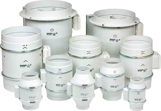 S&P Silent TD-160/100N Industrial Ducts / Air Ventilator 100mm