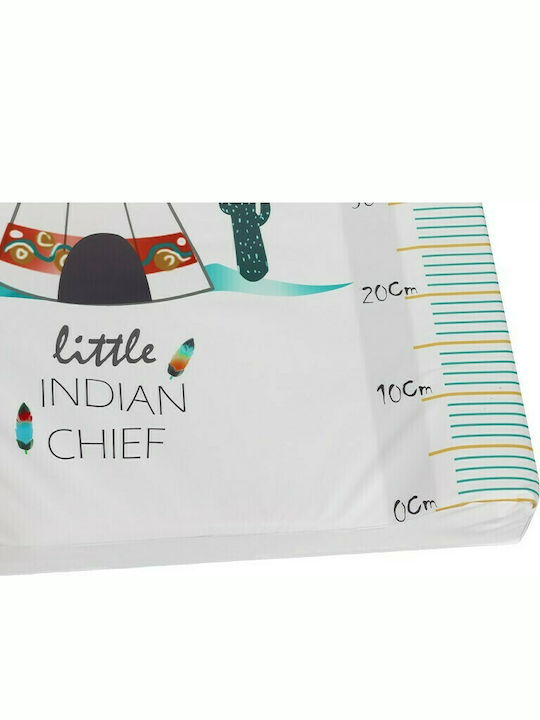 Interbaby Μαλακή Αλλαξιέρα Indio από Πλαστικό Λευκό 55x80cm