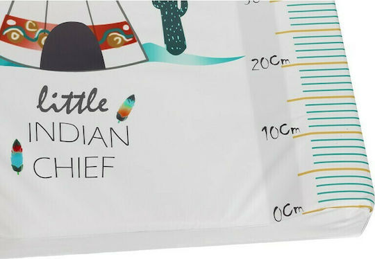 Interbaby Мека подложка за смяна Indio от Пластмаса Бял 55x80см