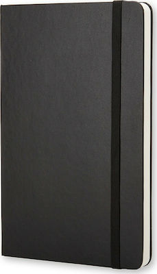 Moleskine Notebook with Blank Pages and Elastic Black NB313HBK