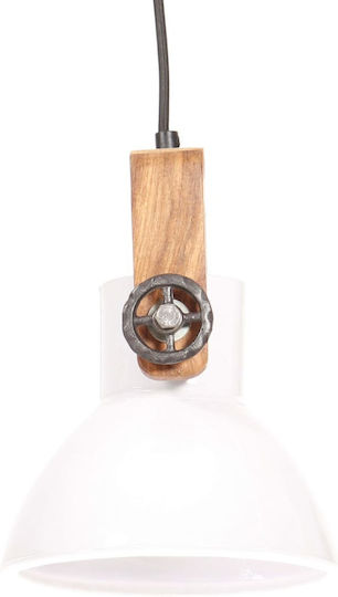 vidaXL Pendant Light White with Socket E27 101x24cm