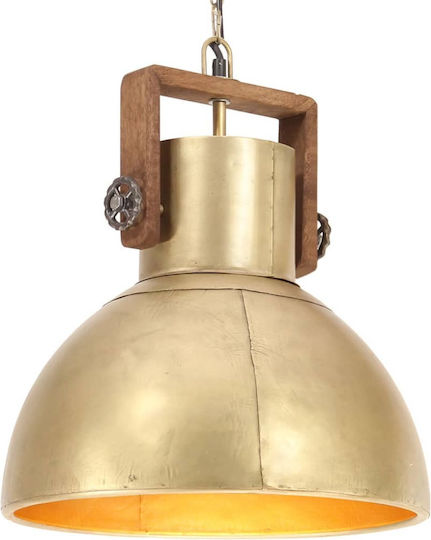 vidaXL Pendant Light Bronze with Socket E27 40x47cm