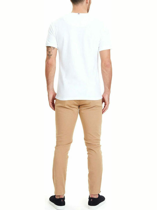 Les Deux Men's Short Sleeve Blouse Polo White