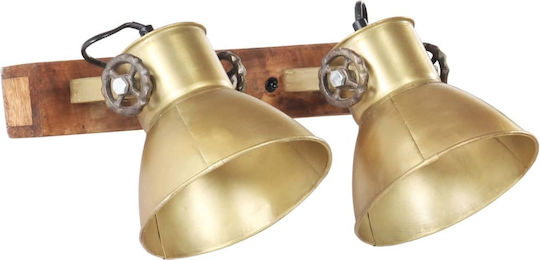 vidaXL Lamp Wall Bronze 45x25cm