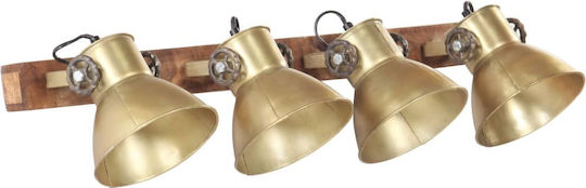 vidaXL Lamp Wall Bronze 90x25cm