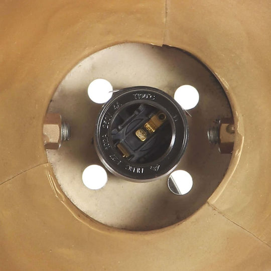 vidaXL Industrial Wall Lamp with E27 Bronze 90x25cm
