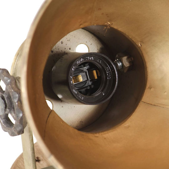 vidaXL Single Spot with Socket E27 in Bronze Color