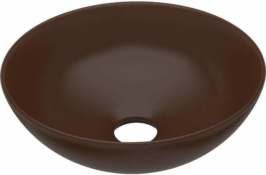 vidaXL Επικαθήμενος Νιπτήρας Κεραμικός 28x28x10cm
