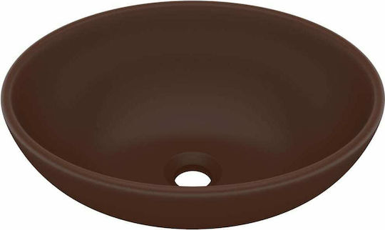 vidaXL Επικαθήμενος Νιπτήρας Κεραμικός 40x33x13.5cm