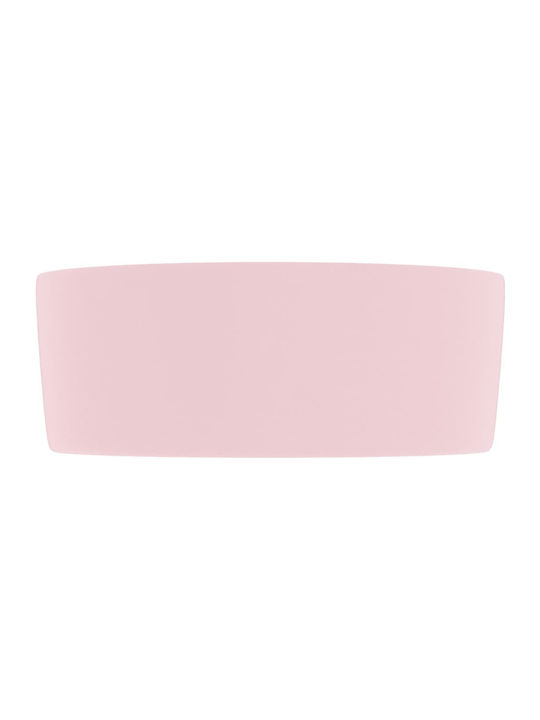 vidaXL Countertop Sink Ceramic 40x40x15cm Pink