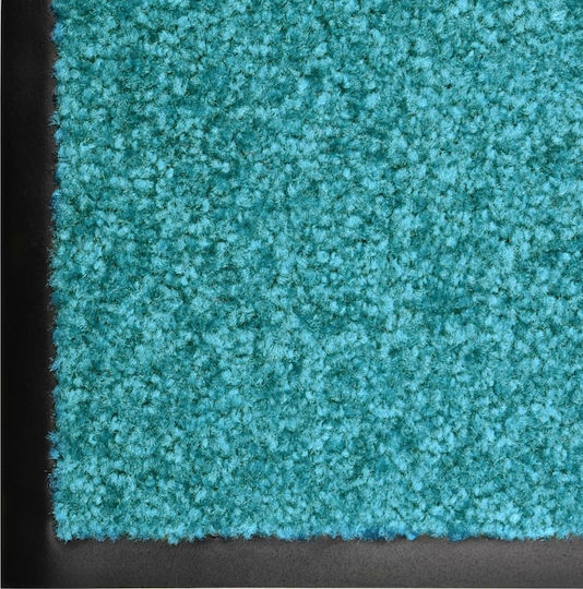 vidaXL Entrance Mat Carpet with Anti-slip Backing Blue 120x180cm