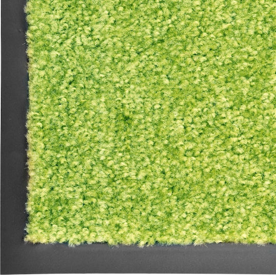 vidaXL Fußmatte Teppich mit rutschfester Unterlage Green 60x180cm