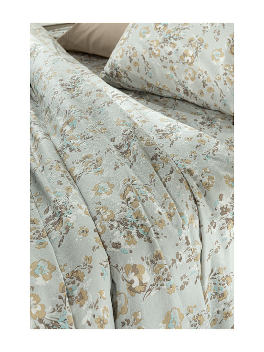 Guy Laroche Duvet Cover Set Cotton Queen with 2 Pillowcases 225x245 Griffin Green