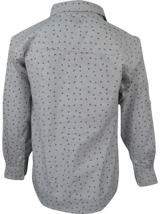 Funky Kids Polka Dot Shirt Gray