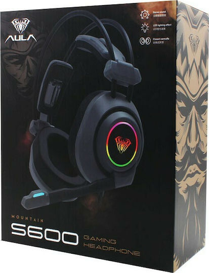 Aula Mountain S600 Over Ear Gaming Headset με σύνδεση USB