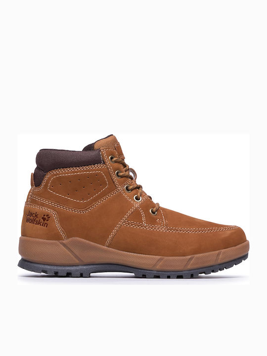 Jack Wolfskin Jackson Mid Suede Ταμπά Ανδρικά Μποτάκια