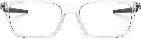 Oakley Port Bow Διάφανος Ανδρικός Κοκκάλινος Σκελετός Γυαλιών OX8164-02