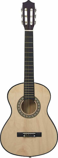 vidaXL Klassisch Gitarre 1/2 für Kinder mit Tasche Helles Holz