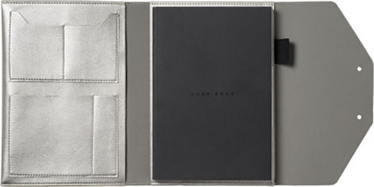 Boss Ντοσιέ Bifold de Conferință pentru Hârtie A5 Gri Elegance 1buc