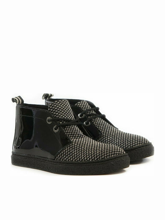 Fred Perry Henrietta Mid Femei Sneakers Negre