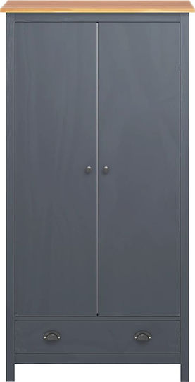 Hill Δίφυλλη Ντουλάπα 89x50x170cm Hill Δίφυλλη Ντουλάπα 89x50x170cm