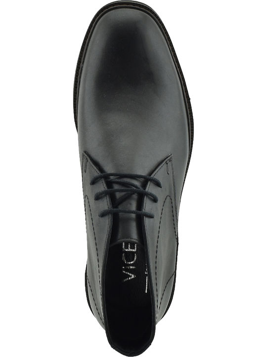 Leather Black Men's Boots