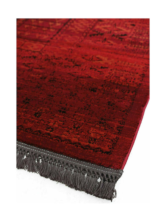 Royal Carpet 7504H Bedroom Rugs Set Afgan Dark Red 11AFG7504H77.067500 3pcs