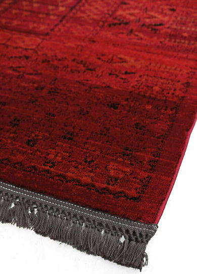 Royal Carpet 7504H Bedroom Rugs Set Afgan Dark Red 11AFG7504H77.067500 3pcs