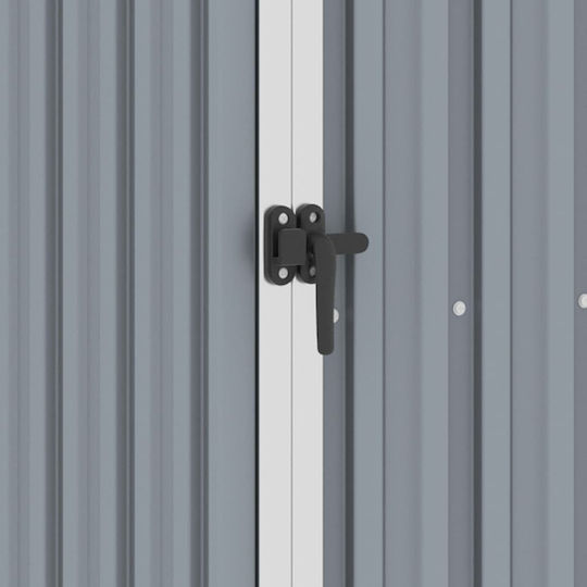 Metallic Garden Warehouse Galvanized Grey L0.87xW0.98xH1.59m