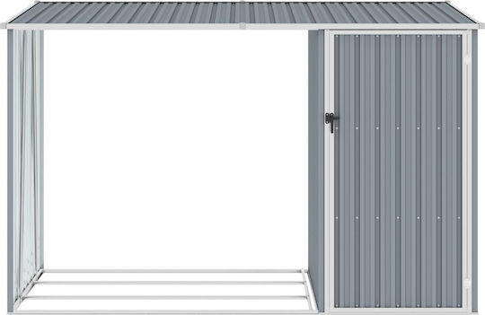Metallisches Korrosionsschutz Gartenblockhaus Galvanisiert 2,45x0,98x1,59m