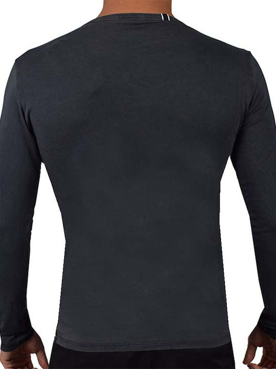 Replay Herren Shirt Langarm Gray