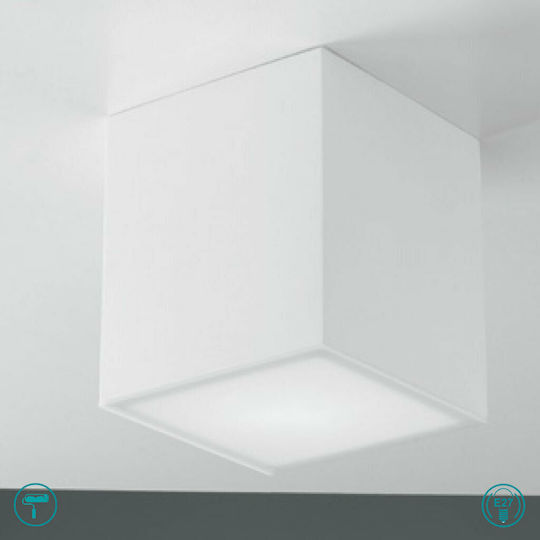 Fan Europe Intec Single Spot with Socket E27 in White Color Fan Europe Intec Single Spot with Socket E27 in White Color