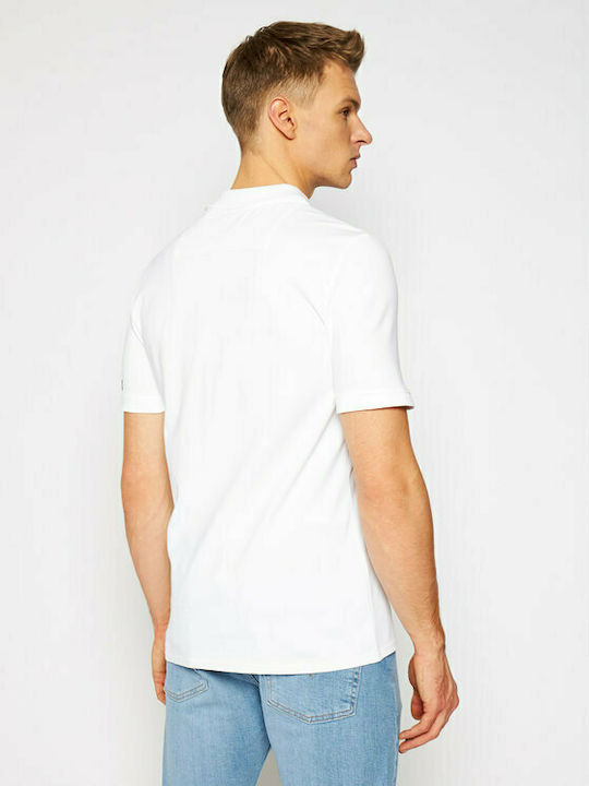 Guess Men's Short Sleeve Blouse Polo White