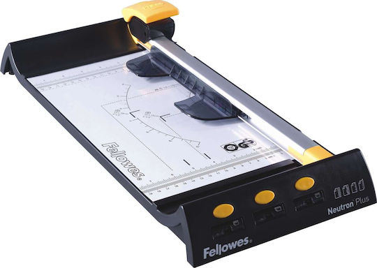 Fellowes Neutron Trimmer Plus Mașină de tăiat de birou Trimmer De birou pentru foi de dimensiune până la A4 (10 foi/încărcare)