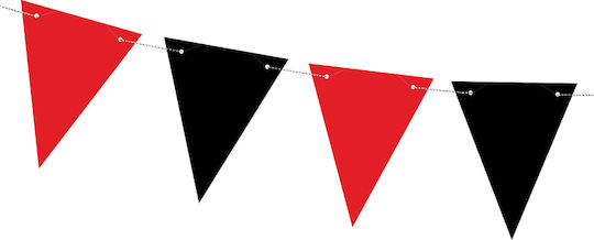 PartyDeco Piraten Flaggen 130cm