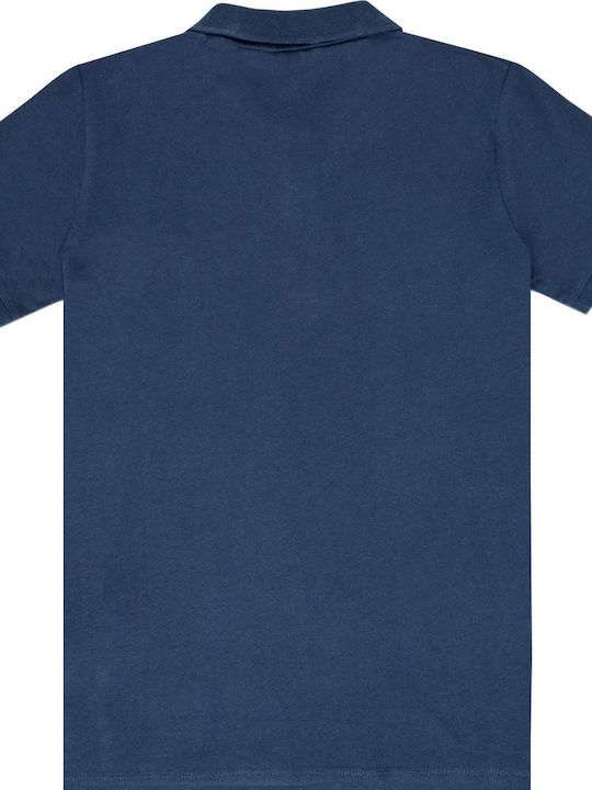 Guess Kids' Polo Short Sleeve Navy Blue