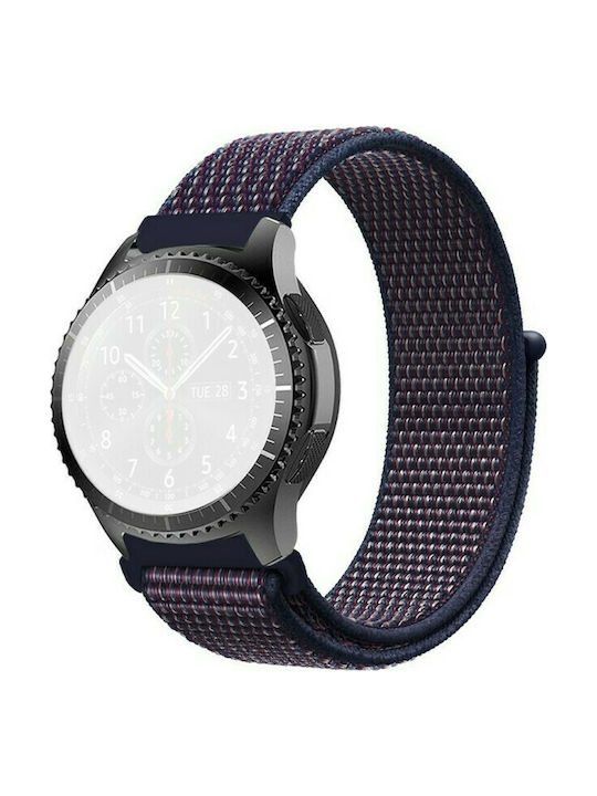 QuickFit Nylon Strap Fabric Navy Blue (Huawei Watch GT/GT Pro 2/3/4/5 / Ultimate 46mm)