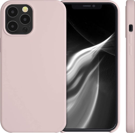 KWmobile Flexible Rubber Cover Back Cover Σιλικόνης Ροζ (iPhone 12 Pro Max)