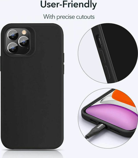 ESR Cloud Back Cover Σιλικόνης Μαύρο (iPhone 12 Pro Max)