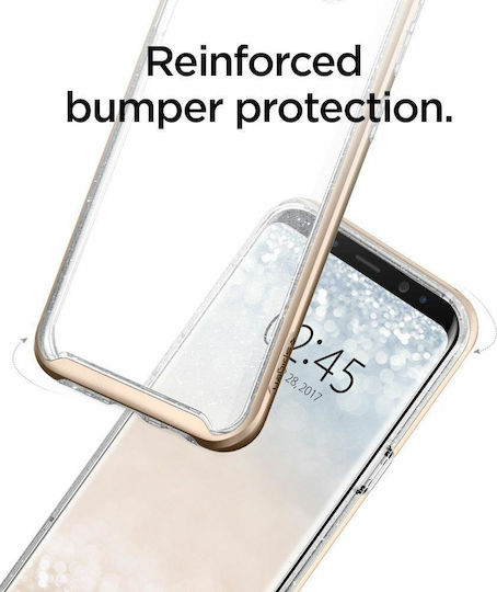 Spigen Neo Hybrid Crystal Glitter Задна корица Пластмаса Златист (Galaxy S8)