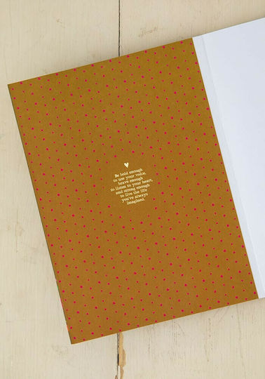 Natural Life Made A Difference Notebook 100 Sheets A5 Ruled with Elastic Multicolour