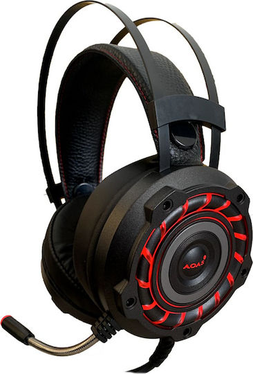 AS-30 Über Ohr Gaming-Headset mit Verbindung 3,5mm Schwarz