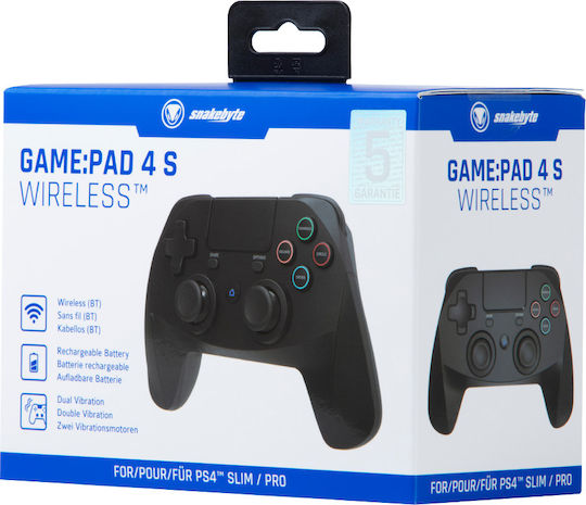 Snakebyte Gamepad 4 S Wireless For PS4 Black