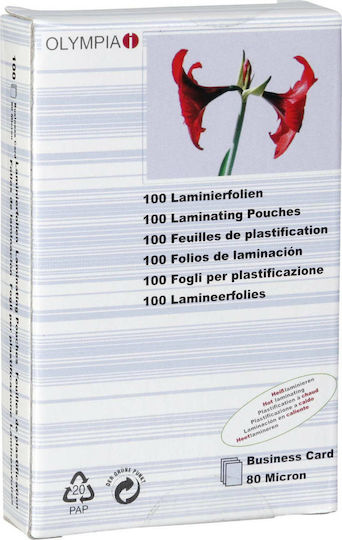 Olympia Foi De Laminare 80 Microni 100 Bucăți