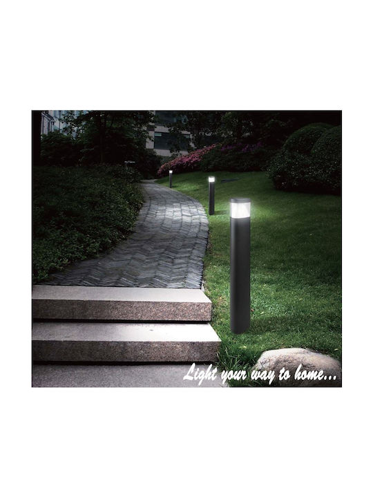 Sun Light Outdoor Floor Lamp Small Post LED 6W with Warm White Light IP54 Black
