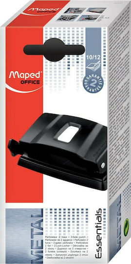 Maped Essentials Paper 2-Hole Puncher with Guide for 12 Sheets