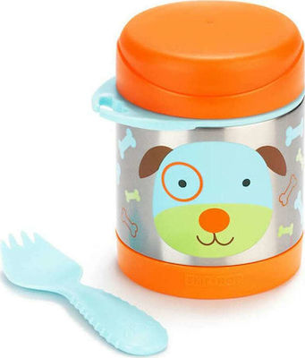 Skip Hop Kids Set Lunch Thermal Stainless Steel Box 0.350lt Orange