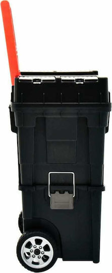 vidaXL Tool Storage Plastic Wheeled Box W46xD36xH41cm 146271
