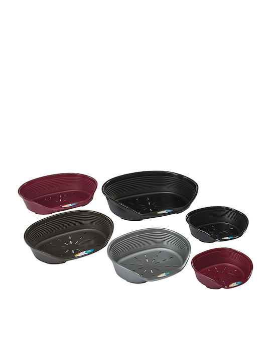 Ferplast Siesta Deluxe Canapea Pat pentru câini Negru 93.5x68.5cm.
