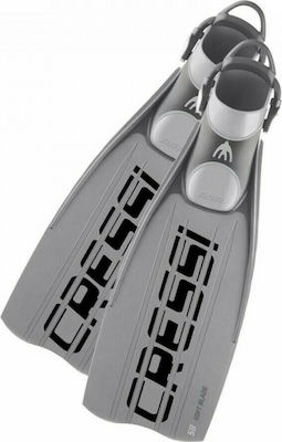 CressiSub Ara Soft Blade Indepedent Scuba Diving Fins Medium Silver BE135140